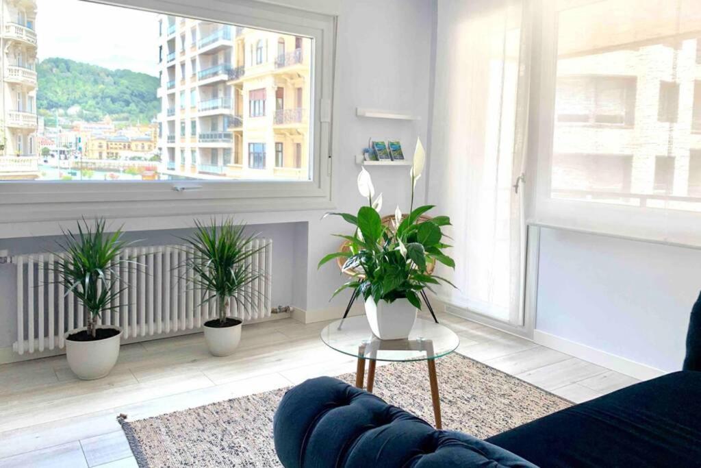 New Gorgeous Central Apartment - Beachfront - 3 Bd San Sebastián Exteriér fotografie
