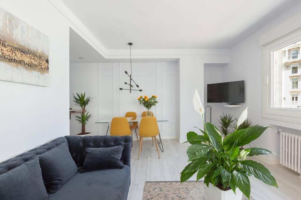 New Gorgeous Central Apartment - Beachfront - 3 Bd San Sebastián Exteriér fotografie
